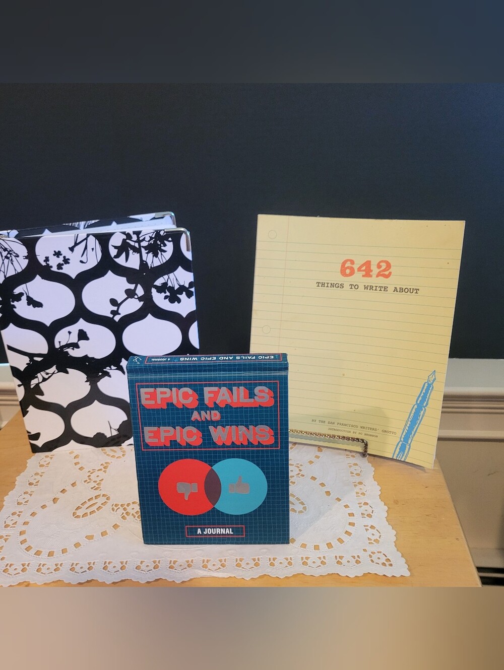 Personal Growth Set of 3 "journals" All Ages Fails & Wins Organized List What if